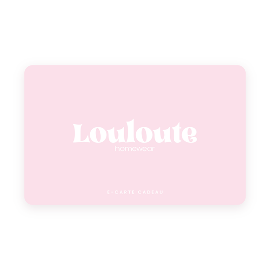 Carte-cadeau électronique Louloute Homewear